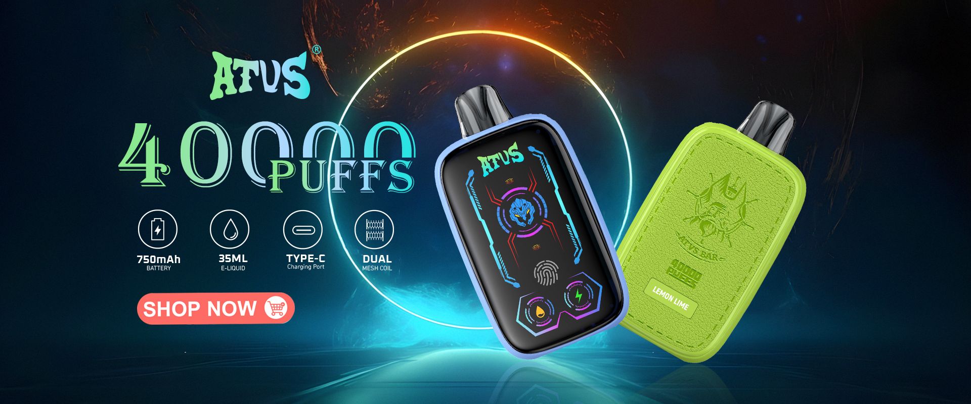 ATVS Vape Malaysia | Vape Pakai Buang Pod Boleh Isi Semula 25000, 30000, 40000, 45000 Puff dengan harga terbaik