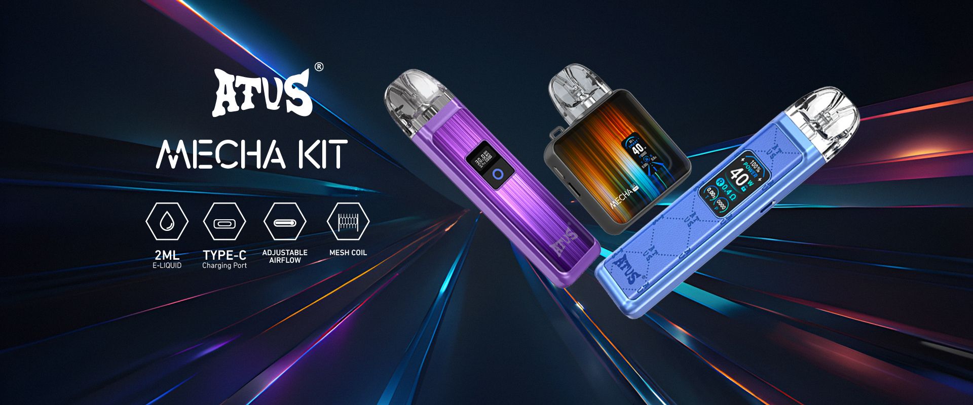 ATVS Vape Malaysia | Vape Pakai Buang Pod Boleh Isi Semula 25000, 30000, 40000, 45000 Puff dengan harga terbaik