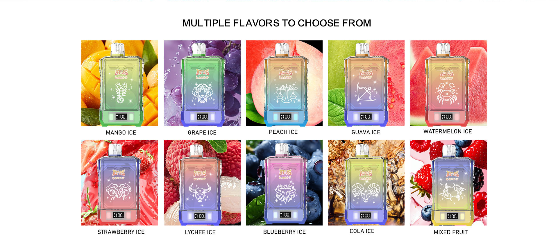 DE015 18000 Puffs Disposable Vape aliran udara boleh laras ATVS Vape