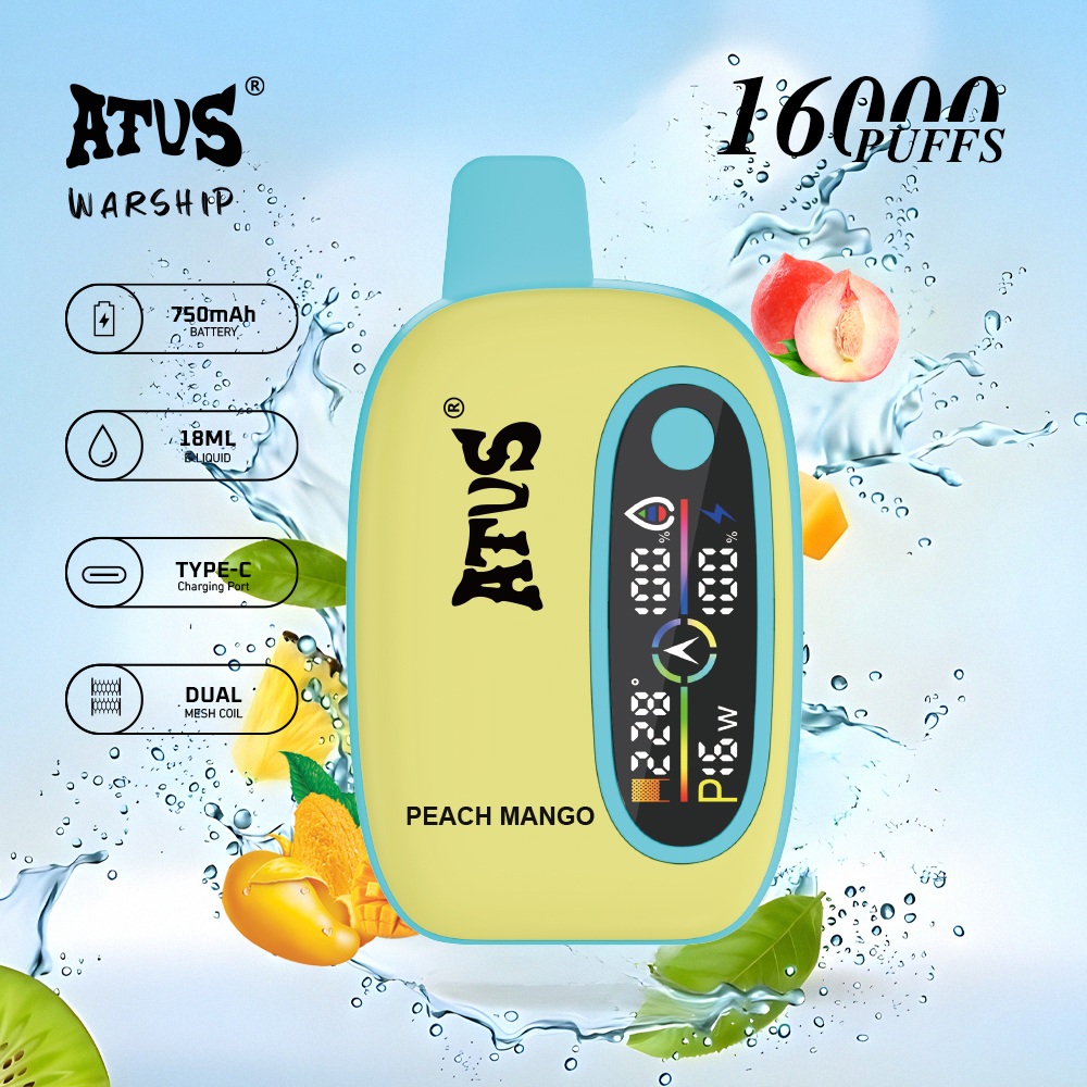 DE016 25000 Puffs Disposable Vape pakai buang aliran udara boleh laras