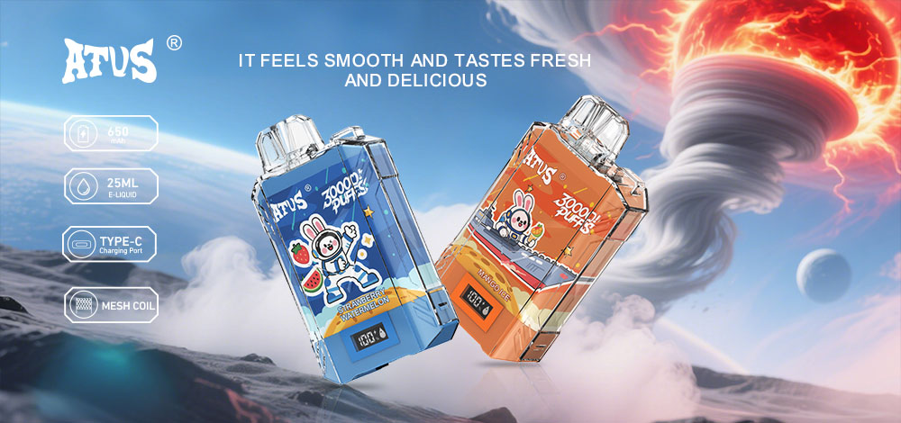 DE017 30000 Puffs Disposable Vape pakai buang aliran udara boleh laras ATVS Vape
