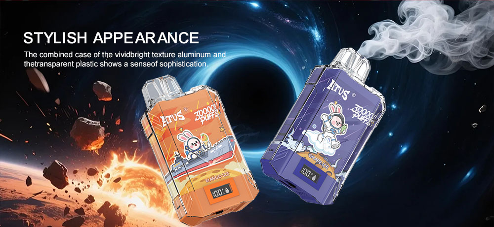DE017 30000 Puffs Disposable Vape pakai buang aliran udara boleh laras ATVS Vape