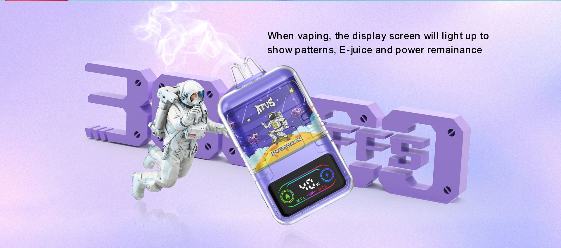 DE021 Disposable Vape 25000 Puffs pakai buang dengan Paparan LED dan Dual Airflow Mesh Coil MTL DTL ATVS Vape