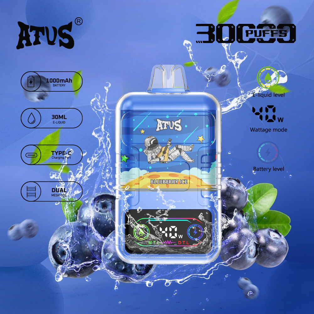 DE021 Disposable Vape 25000 Puffs pakai buang dengan Paparan LED dan Dual Airflow Mesh Coil MTL DTL